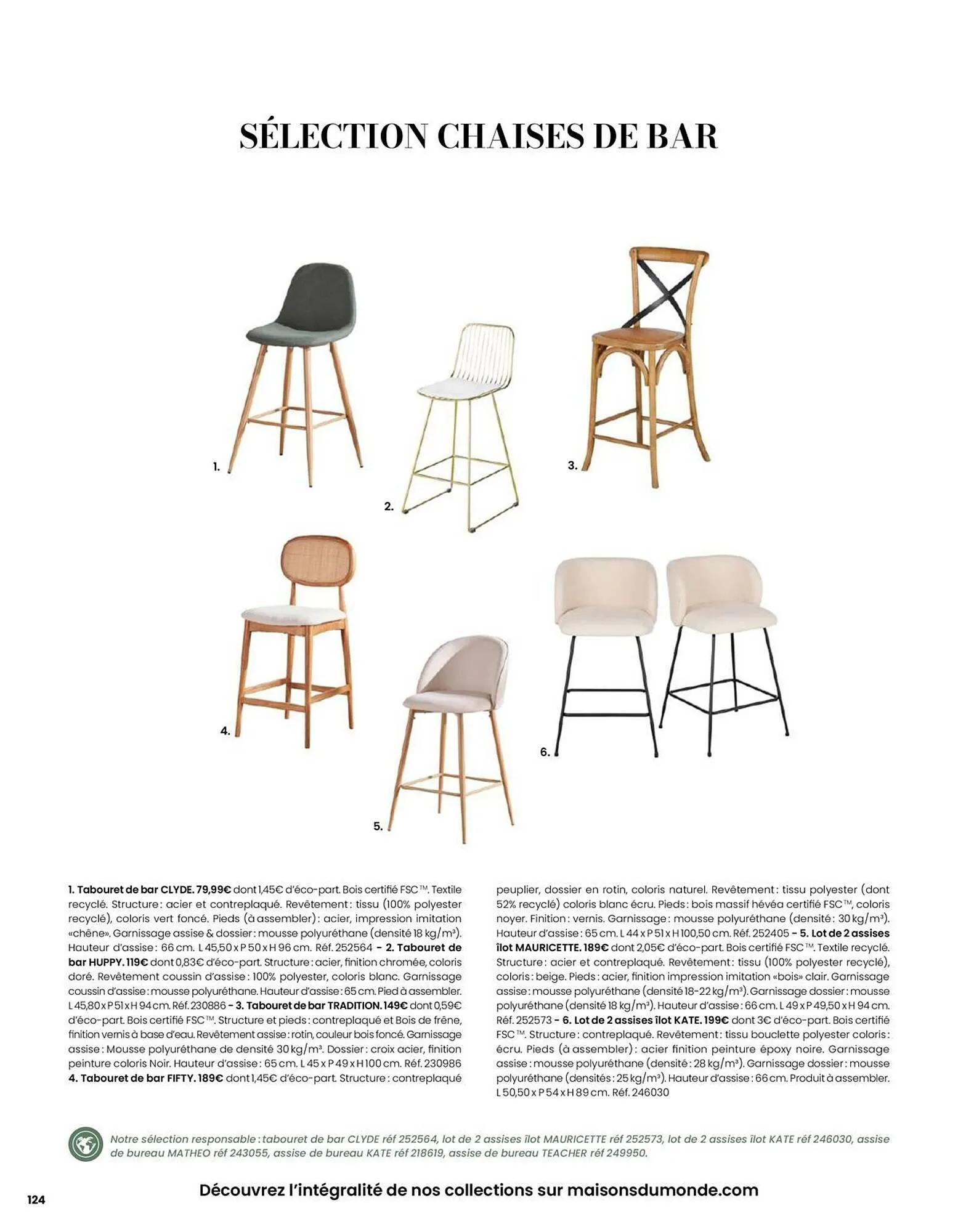 Catalogue Maisons du Monde du 1 mars au 31 août 2026 - Catalogue page 124