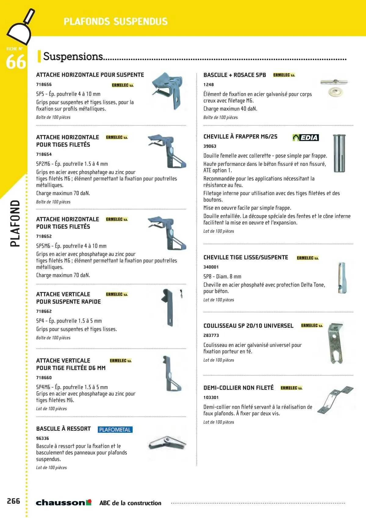 Catalogue Chausson Matériaux du 2 mai au 31 décembre 2025 - Catalogue page 223