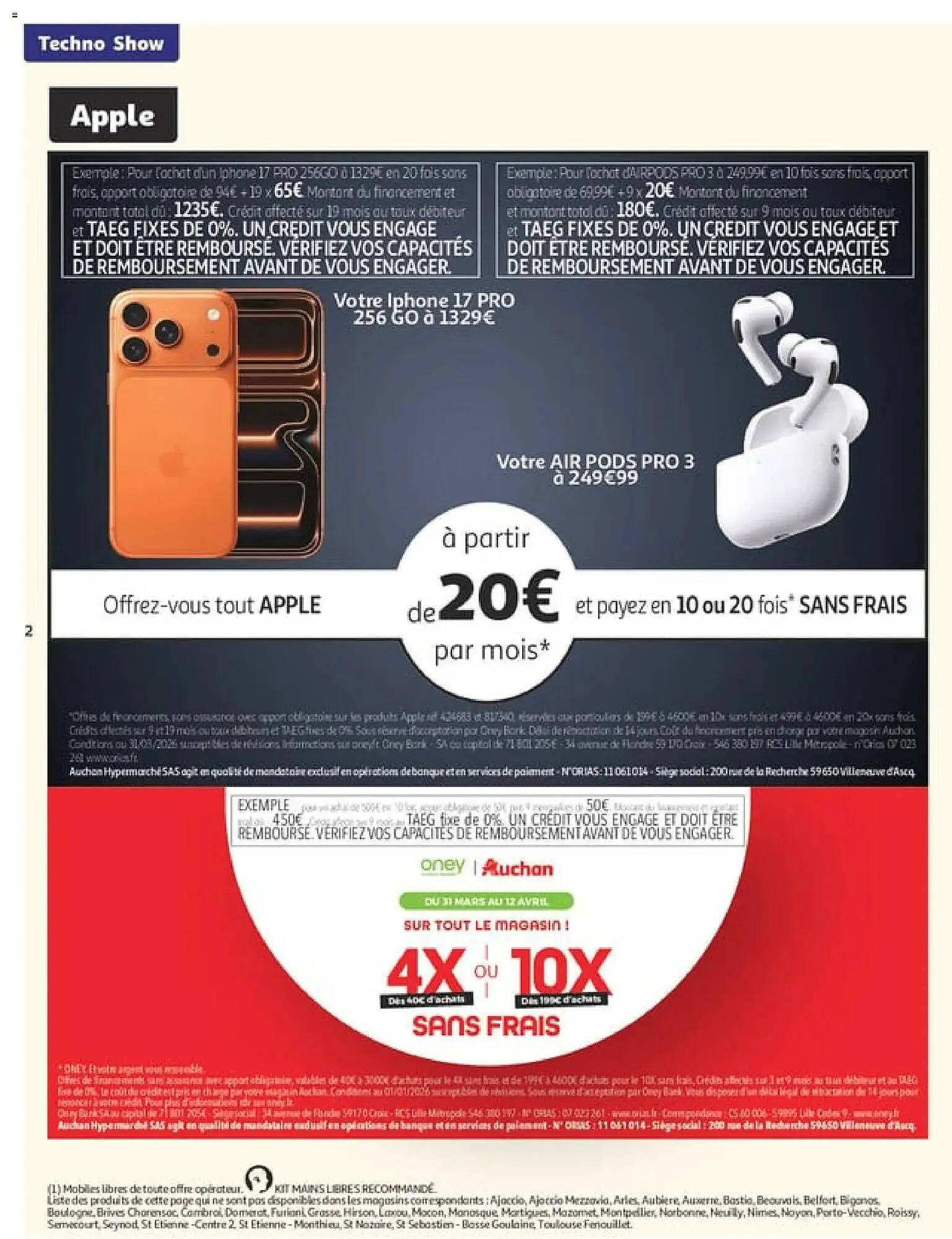 Catalogue Auchan du 31 mars au 12 avril 2026 - Catalogue page 2