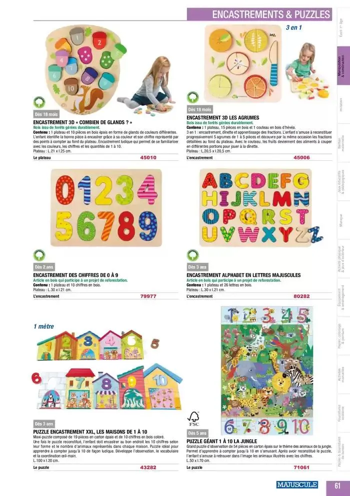 Education And Loisirs Majuscule 2025 du 5 mars au 31 décembre 2025 - Catalogue page 85