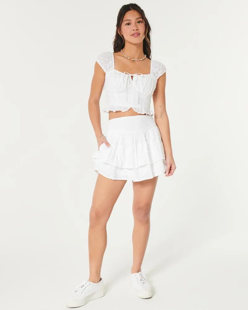 Tiered Mini Skort