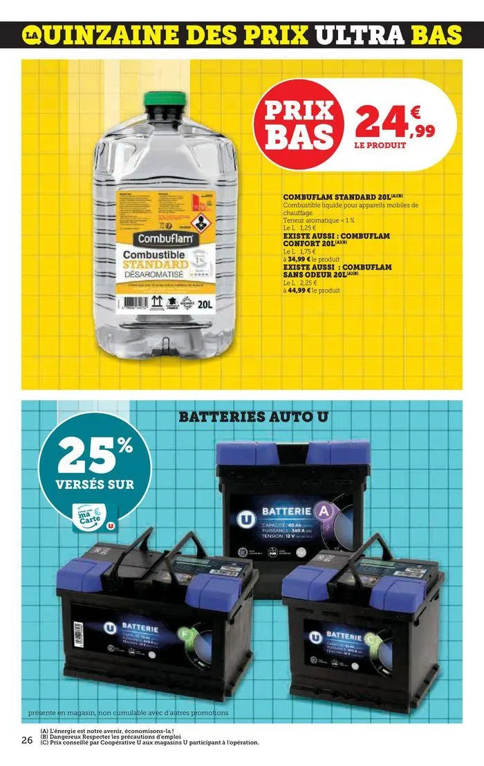 Catalogue SUPER U du 20 août au 1 septembre 2024 - Catalogue page 26