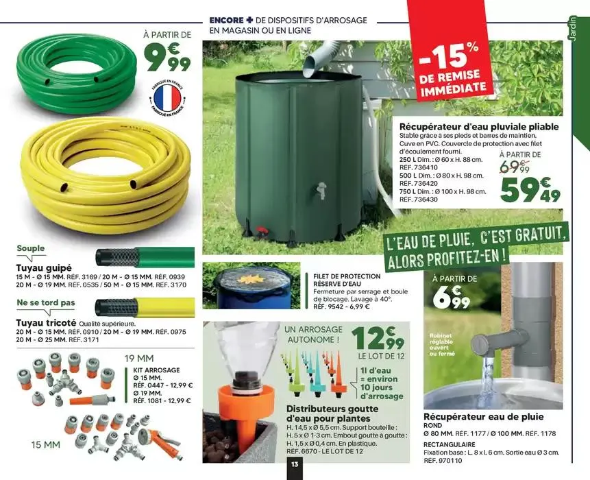 PRINTEMPS/ÉTÉ 2025 du 1 mars au 30 septembre 2025 - Catalogue page 13