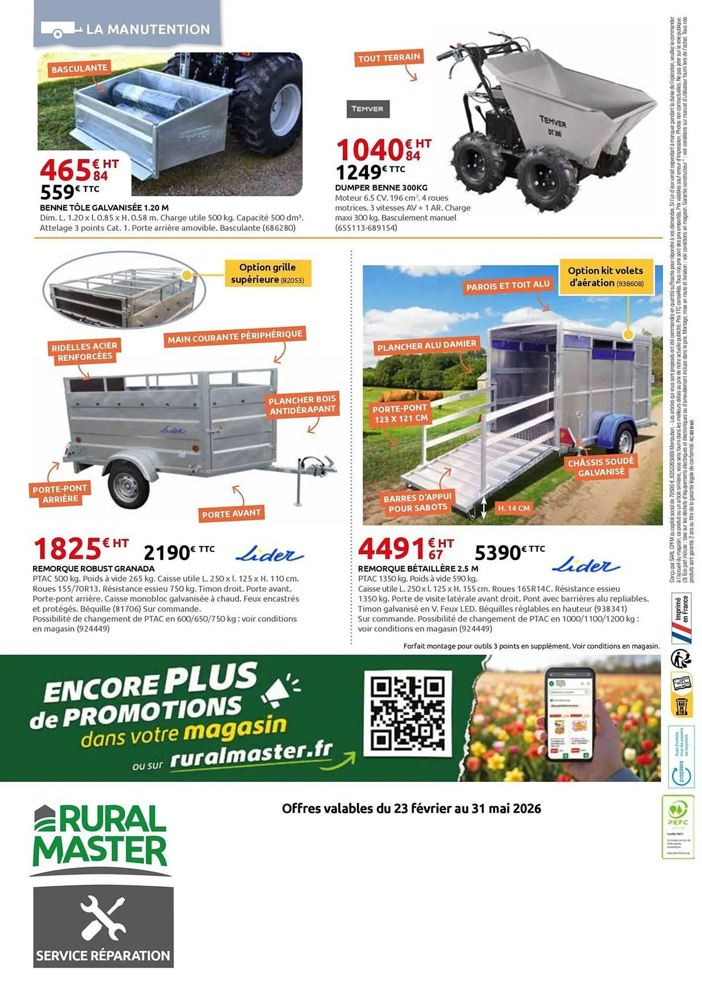 Catalogue Rural Master du 19 mars au 31 mai 2026 - Catalogue page 16
