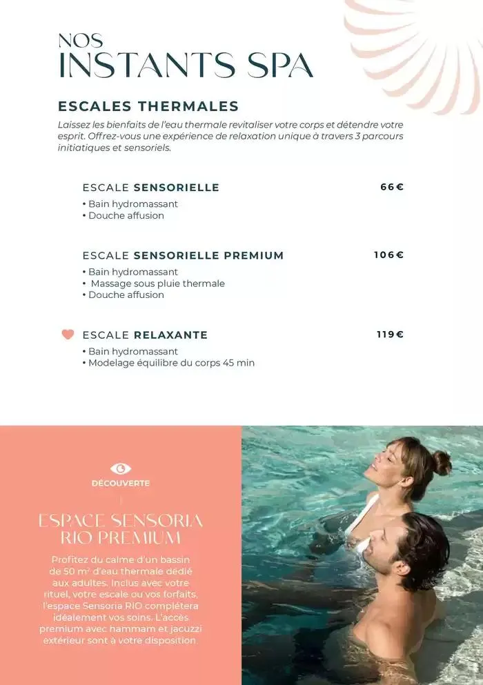 Carte Spa Saint-Lary-Soulan 2025 du 9 décembre au 31 décembre 2025 - Catalogue page 4