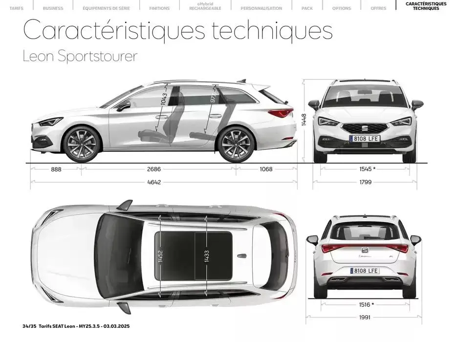 SEAT Leon 5 portes du 5 mars au 5 mars 2026 - Catalogue page 34