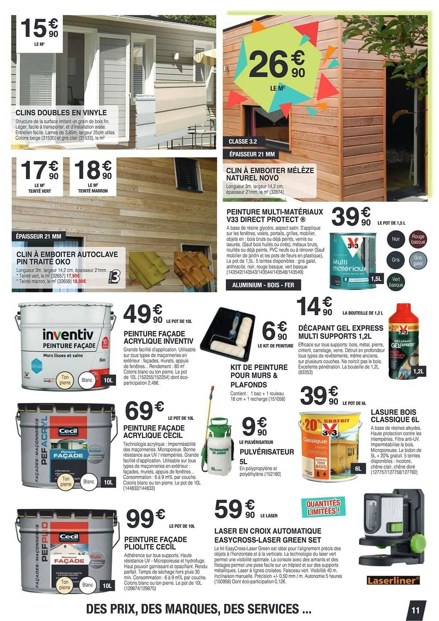 Catalogue Chretien Matériaux du 7 mars au 29 mars 2025 - Catalogue page 11