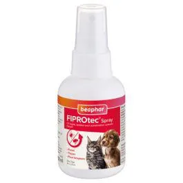 FIPROTEC Spray Pulvérisation cutanée pour chien et chat contre puces et tiques