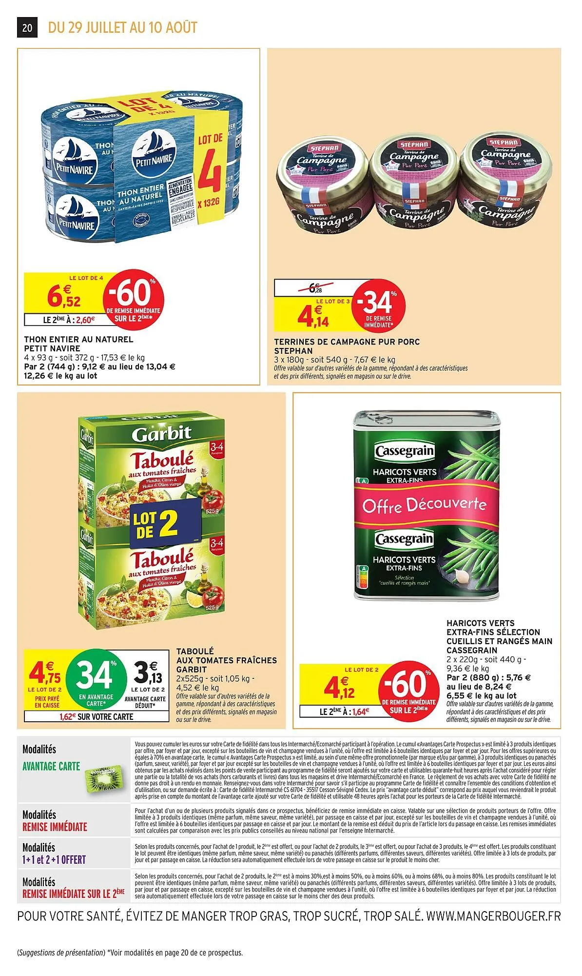 Catalogue Intermarché du 29 juillet au 10 août 2025 - Catalogue page 20