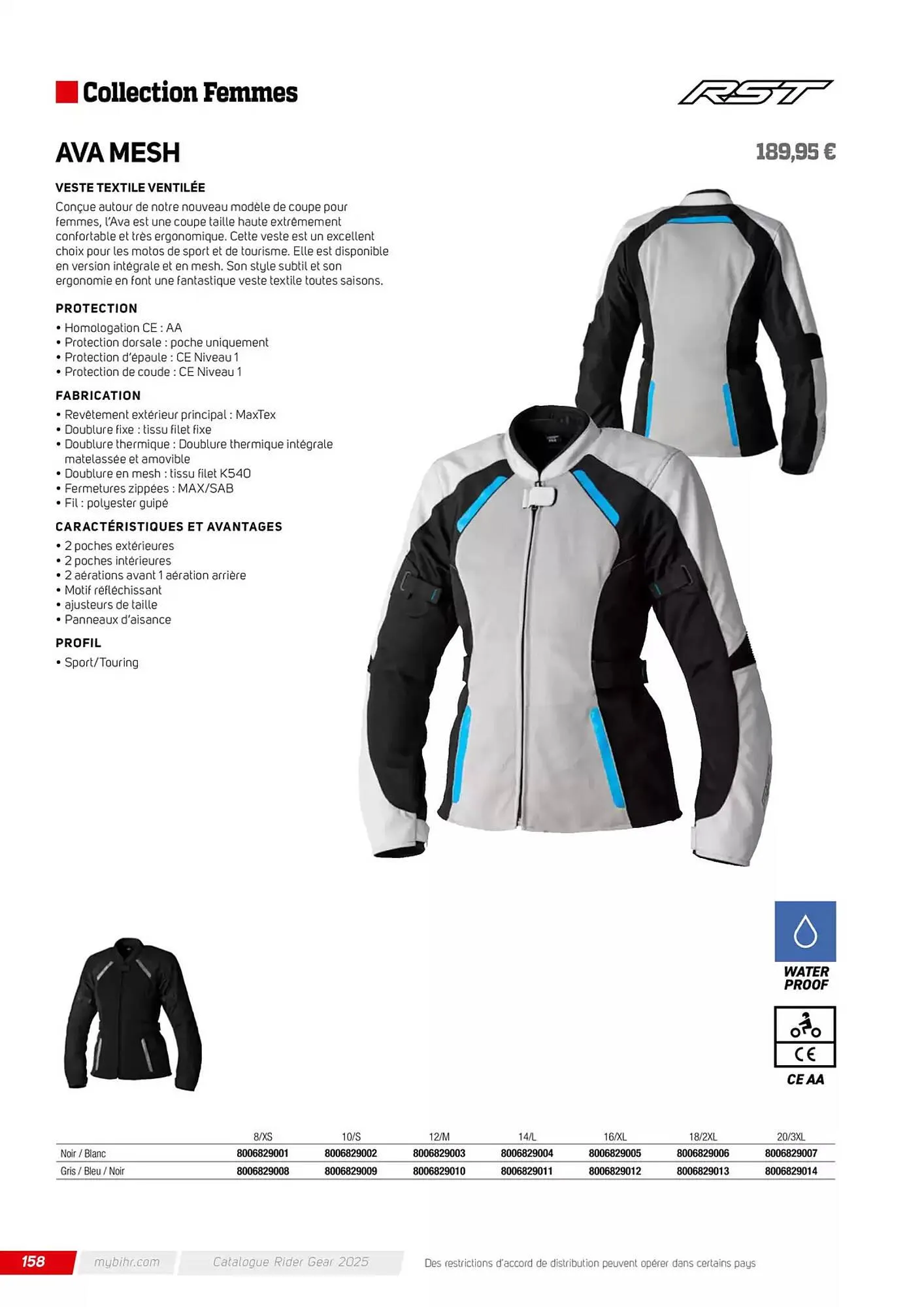 Catalogue Bihr du 12 décembre au 31 décembre 2025 - Catalogue page 158