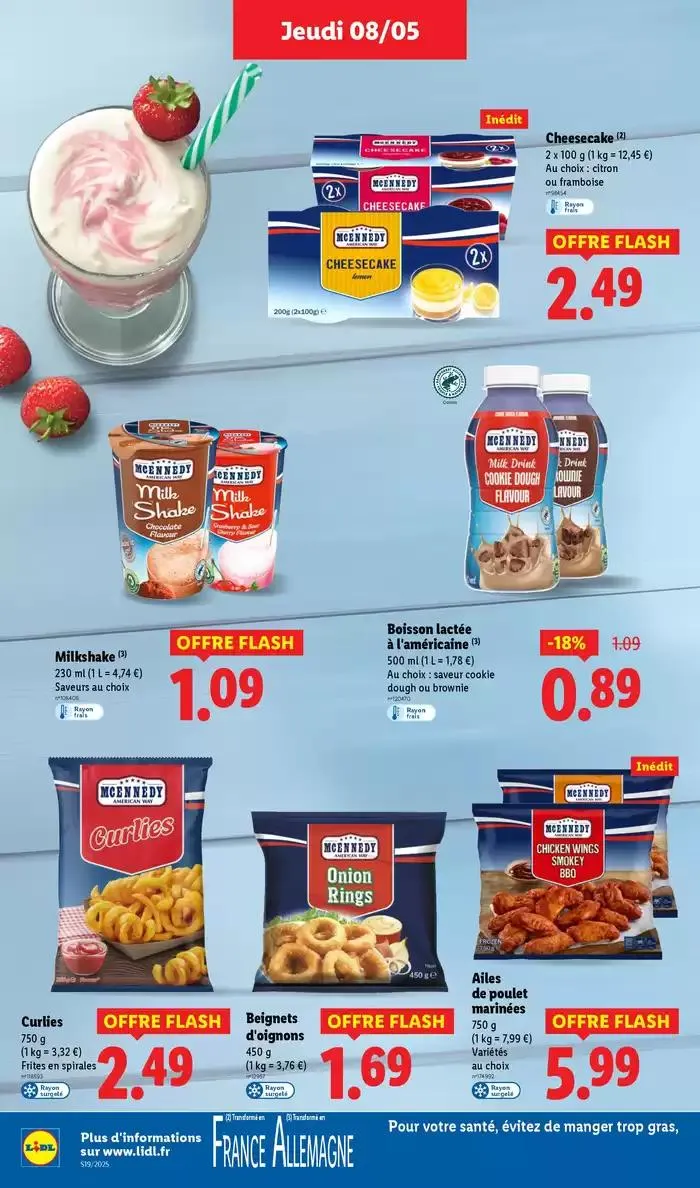 Profitez d'une baisse de prix dans les supermarchés Lidl sur vos produits du quotidien ! du 8 mai au 14 mai 2025 - Catalogue page 26