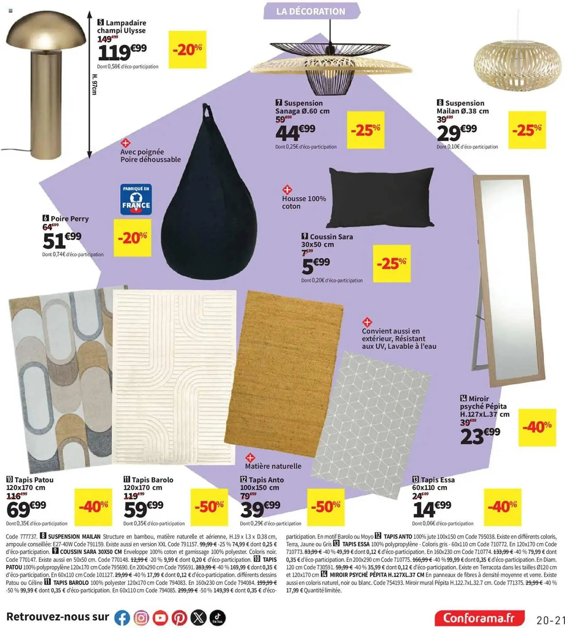 Catalogue Conforama du 10 juin au 7 juillet 2025 - Catalogue page 21