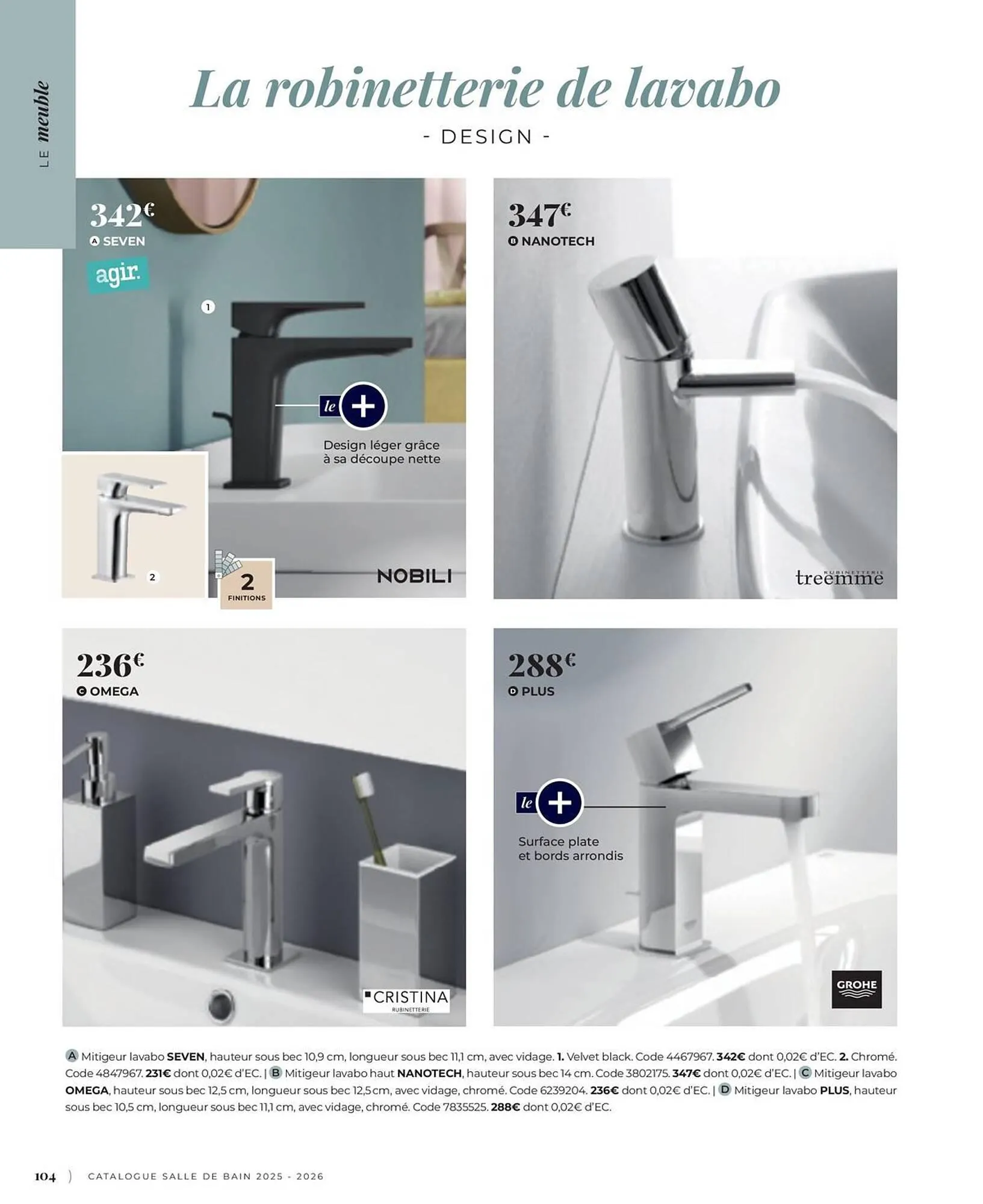Catalogue Cedeo du 3 juin au 31 décembre 2025 - Catalogue page 104