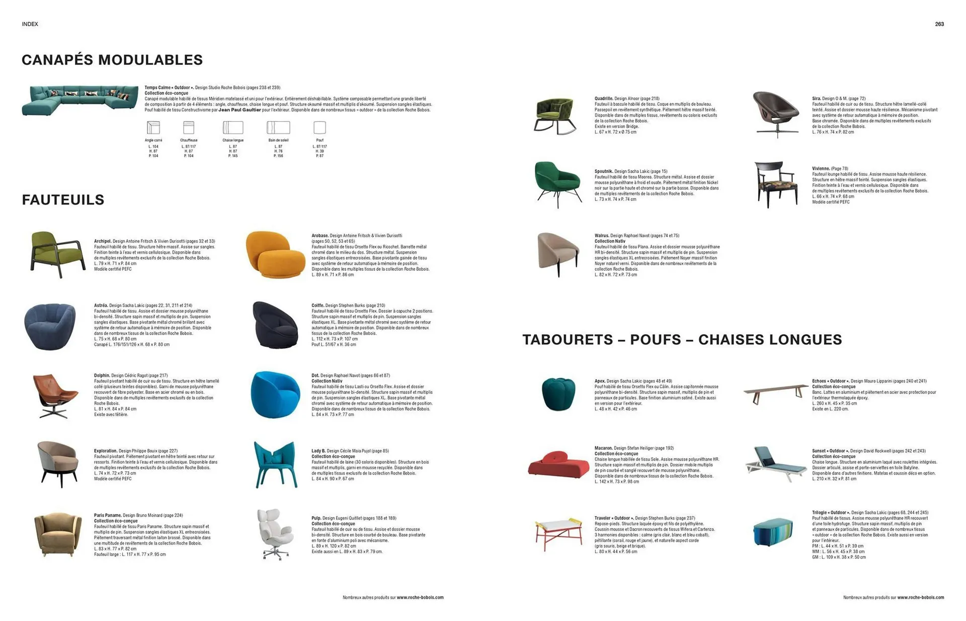 Catalogue Roche Bobois du 8 janvier au 1 janvier 2026 - Catalogue page 133
