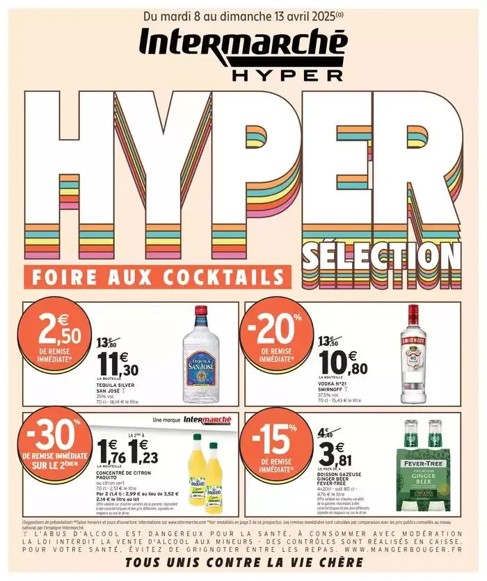 EVE BOOST FOIRE AUX COCKTAILS du 8 avril au 13 avril 2025 - Catalogue page 1