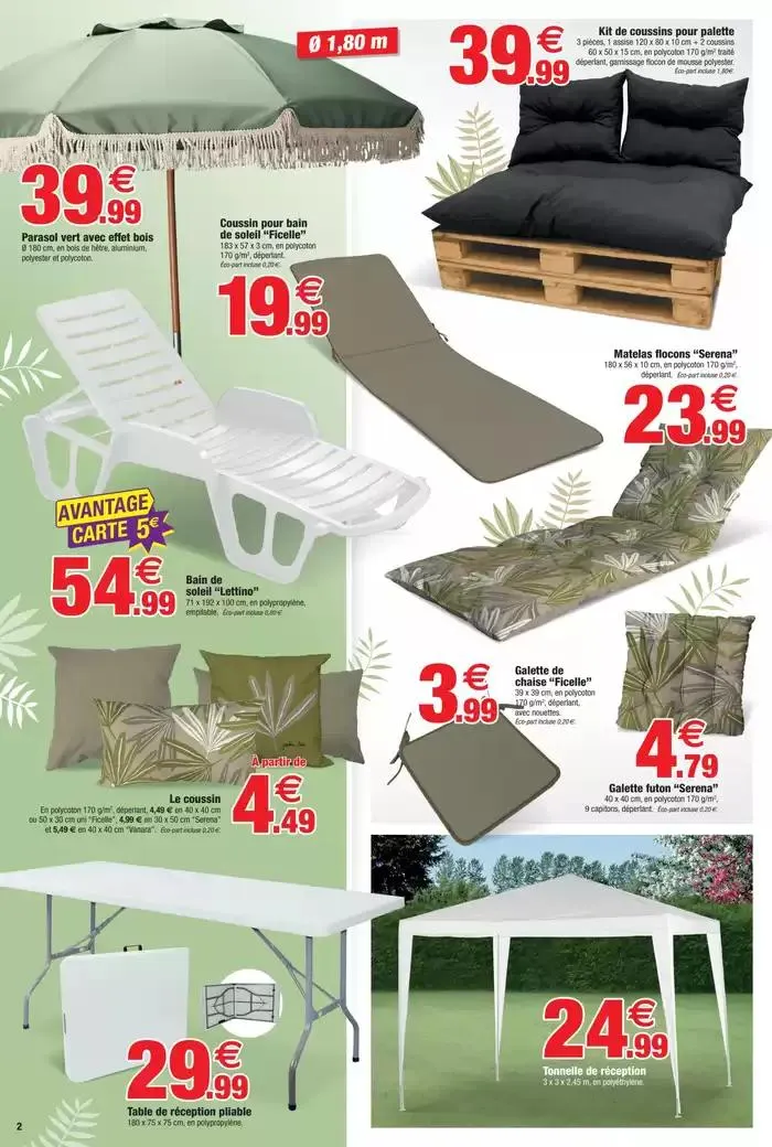 Beaux jours & bonnes affaires du 31 mars au 13 avril 2025 - Catalogue page 2