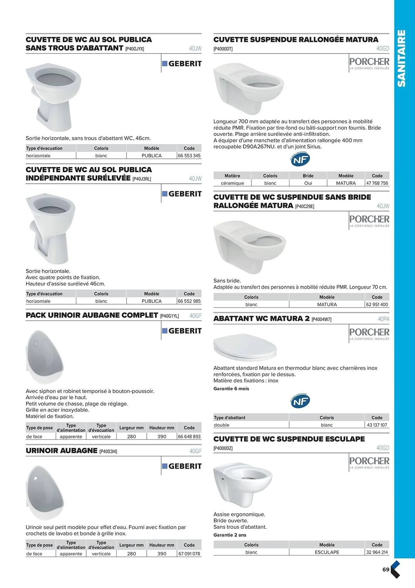 Catalogue Prolians du 2 octobre au 31 décembre 2025 - Catalogue page 69