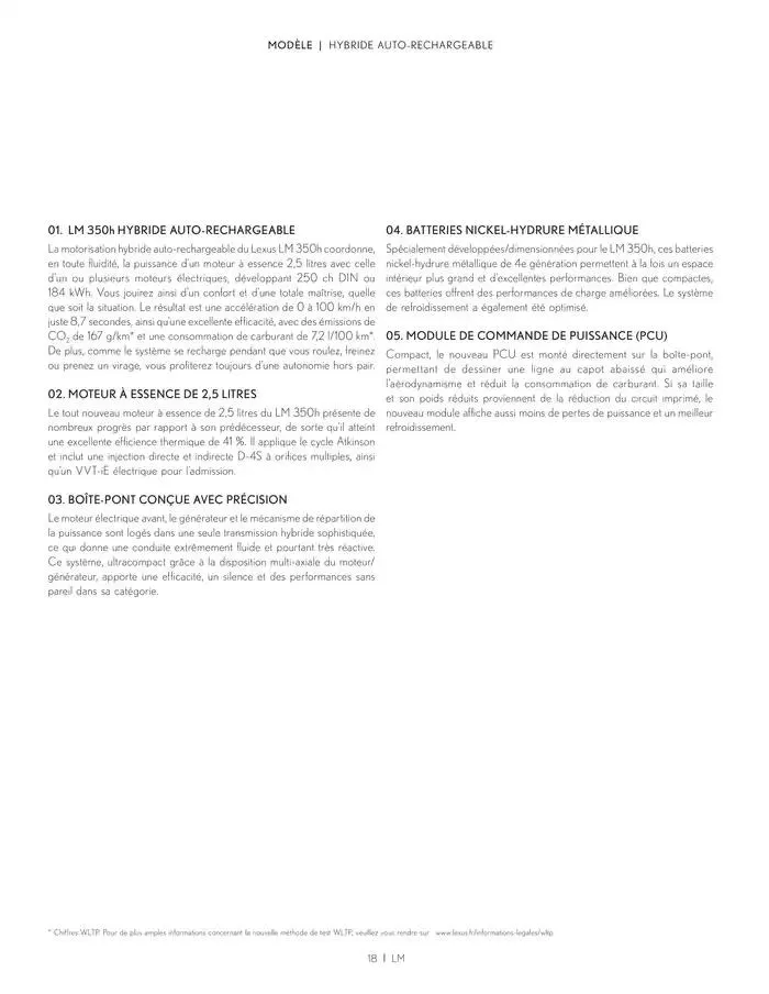 Lexus LM du 27 mars au 27 mars 2026 - Catalogue page 18
