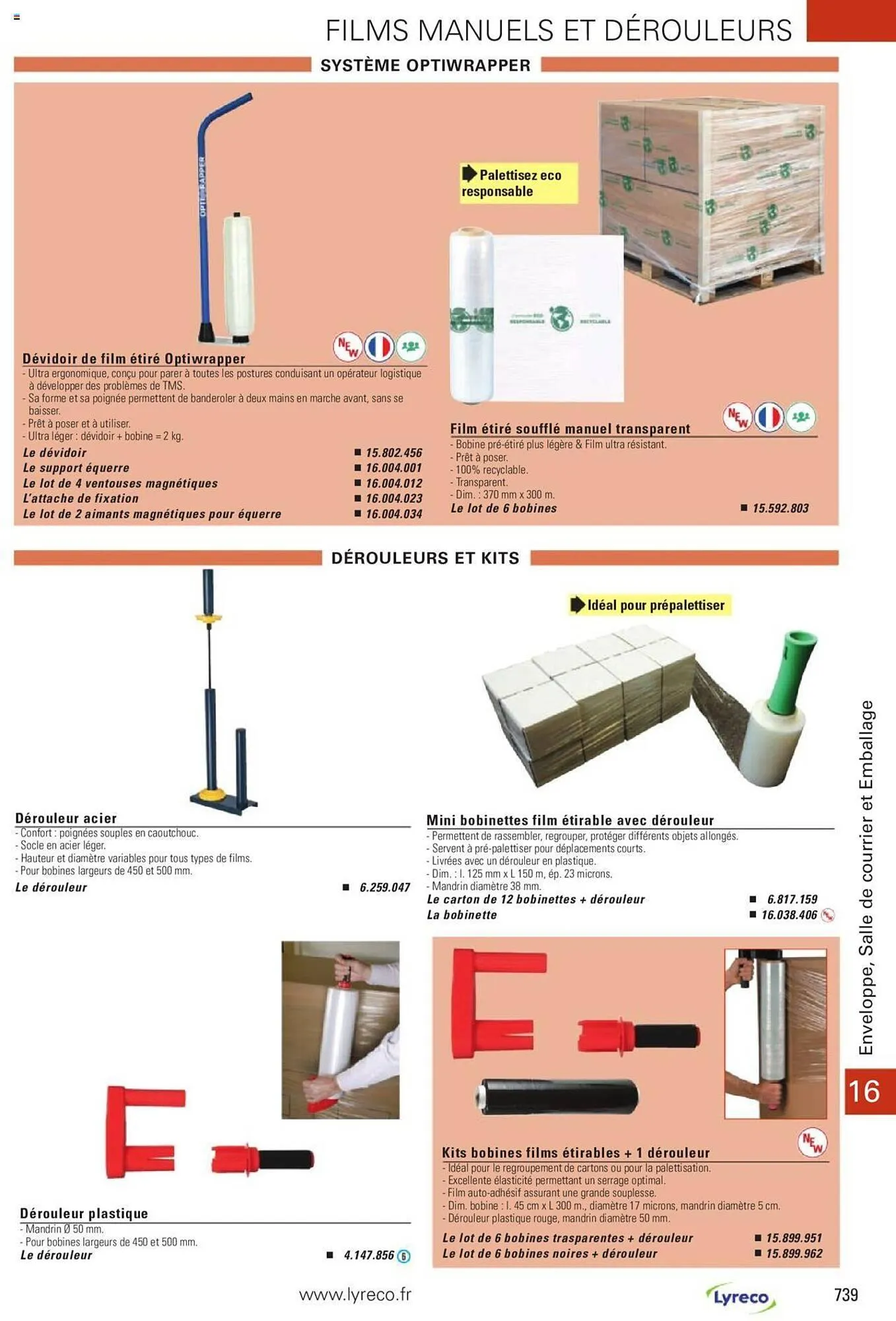 Catalogue Lyreco du 15 mai au 31 décembre 2023 - Catalogue page 739