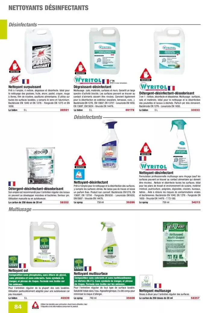 Catalogue Entreprises 2025 du 13 janvier au 31 décembre 2025 - Catalogue page 86