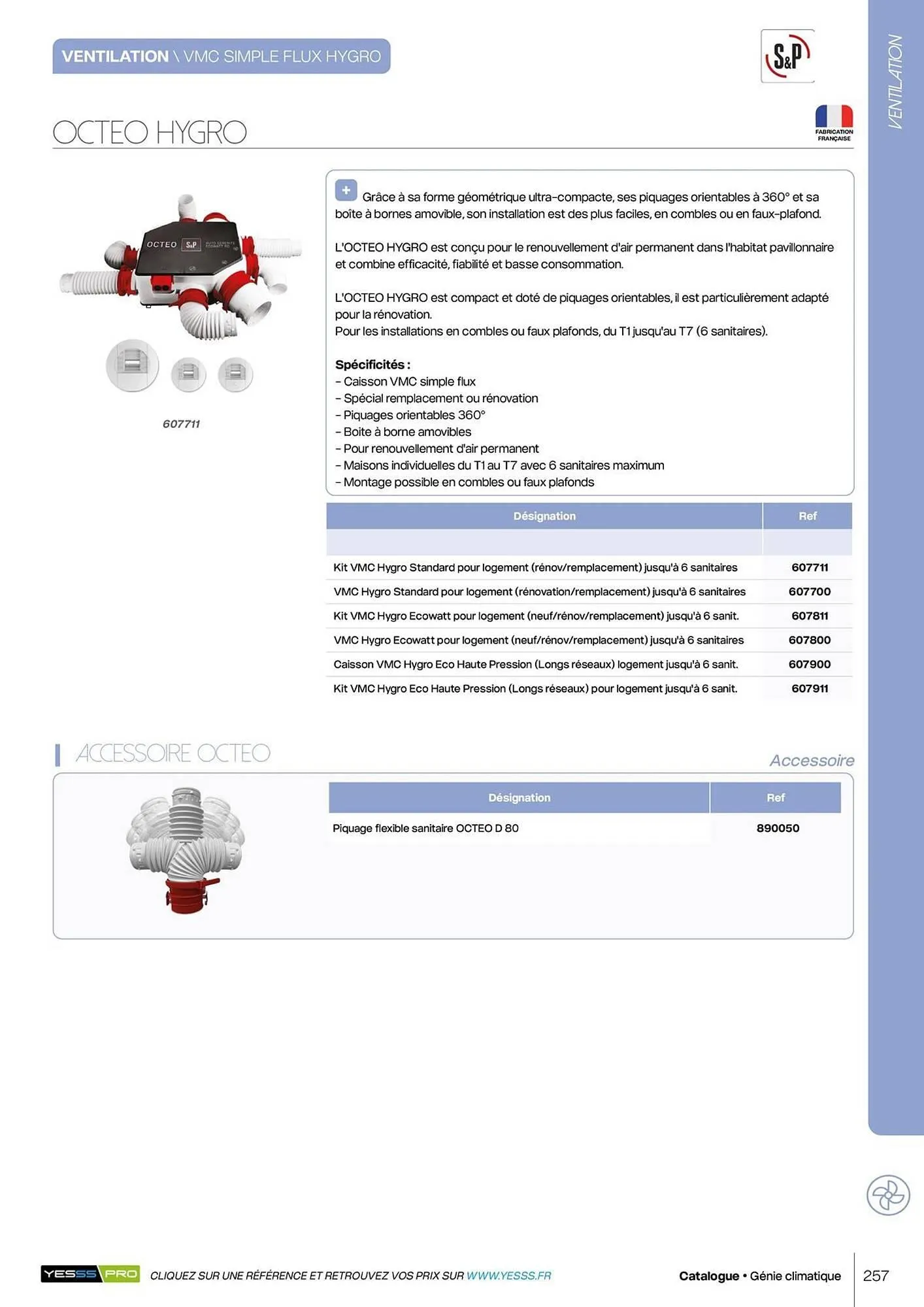 Catalogue Yesss electrique du 14 octobre au 31 décembre 2026 - Catalogue page 259
