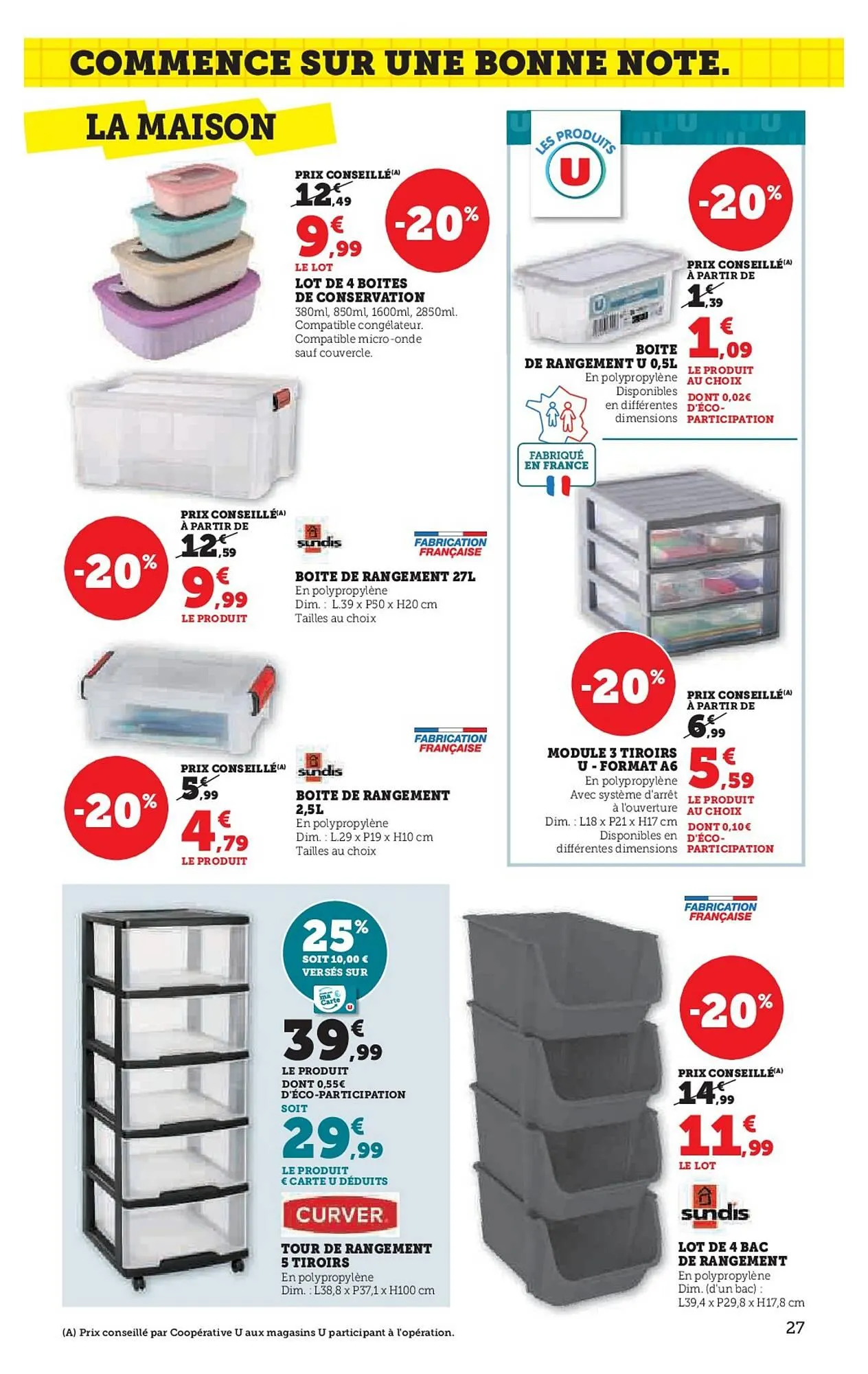 Catalogue Hyper U du 16 juillet au 10 août 2025 - Catalogue page 27