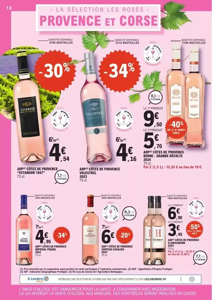 FOIRE AUX VINS DE PRINTEMPS - MIXTE du 8 avril au 19 avril 2025 - Catalogue page 16