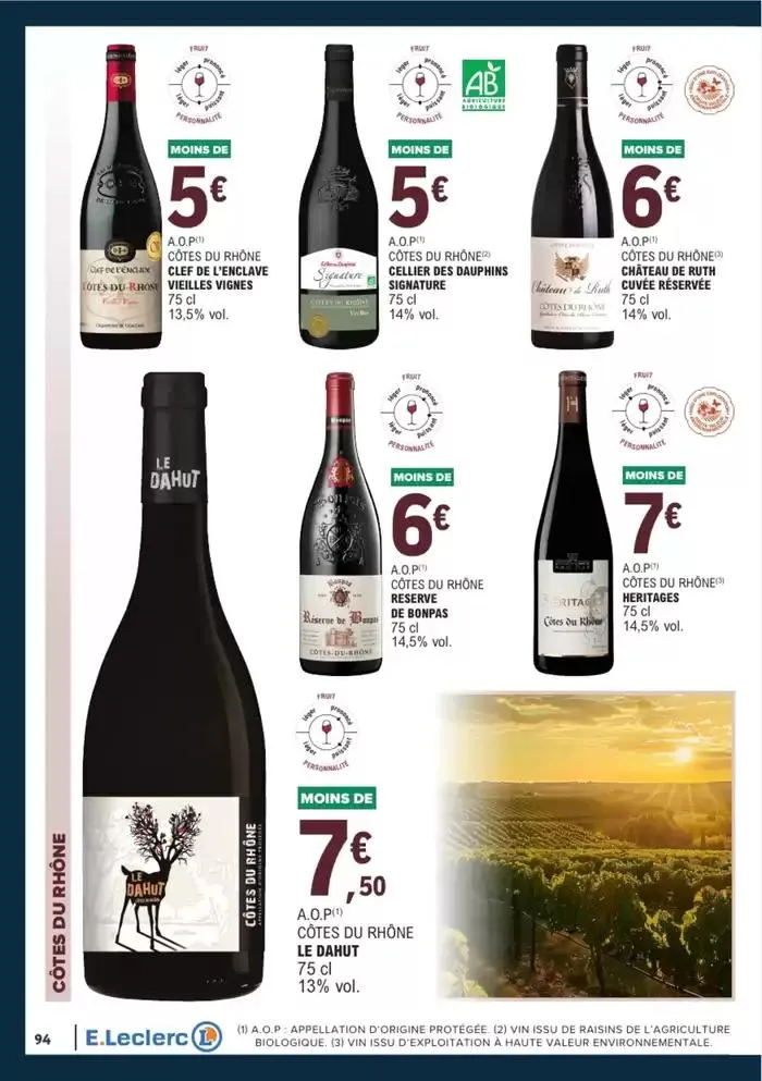 GUIDES DES VINS 2024/2025 du 1 avril au 31 décembre 2025 - Catalogue page 121