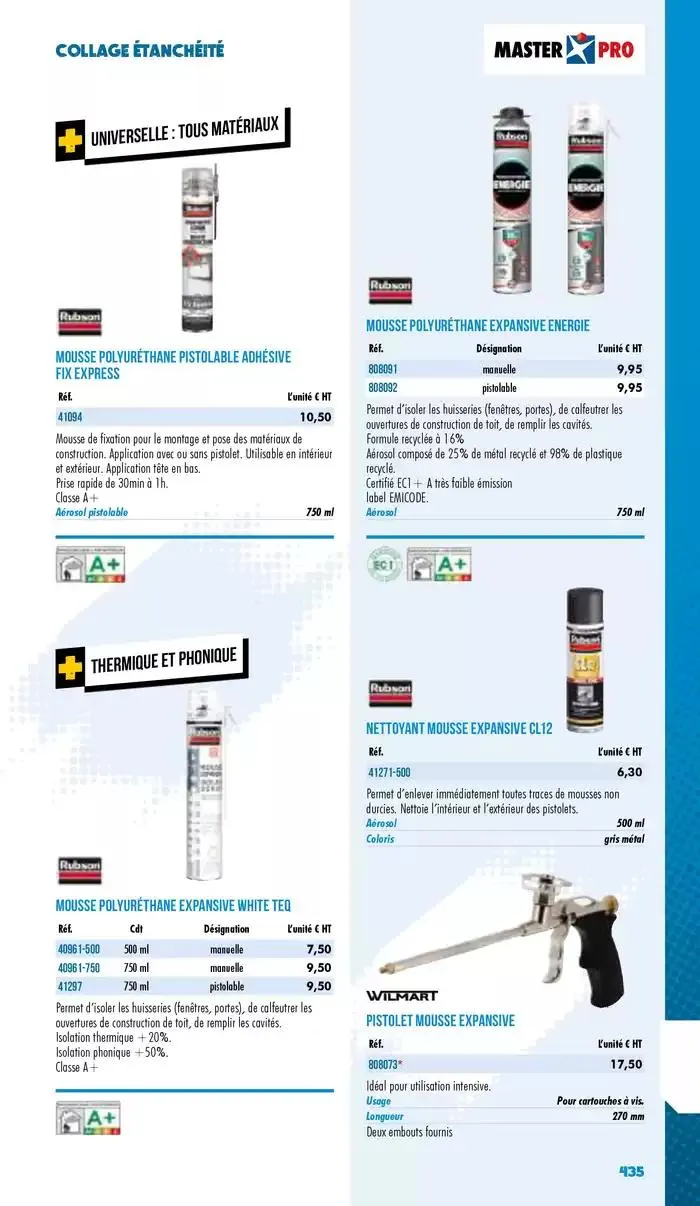 Essentiel Batiment 2025 du 3 janvier au 31 décembre 2025 - Catalogue page 437