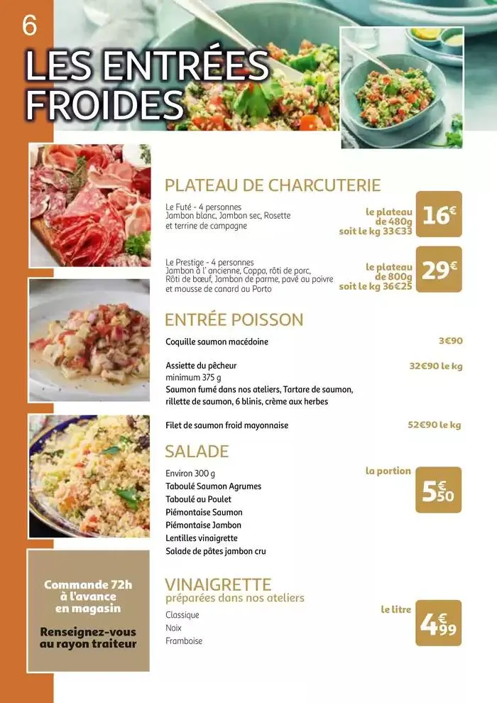Auchan : Le traiteur d'ENGLOS du 9 avril au 31 août 2025 - Catalogue page 6