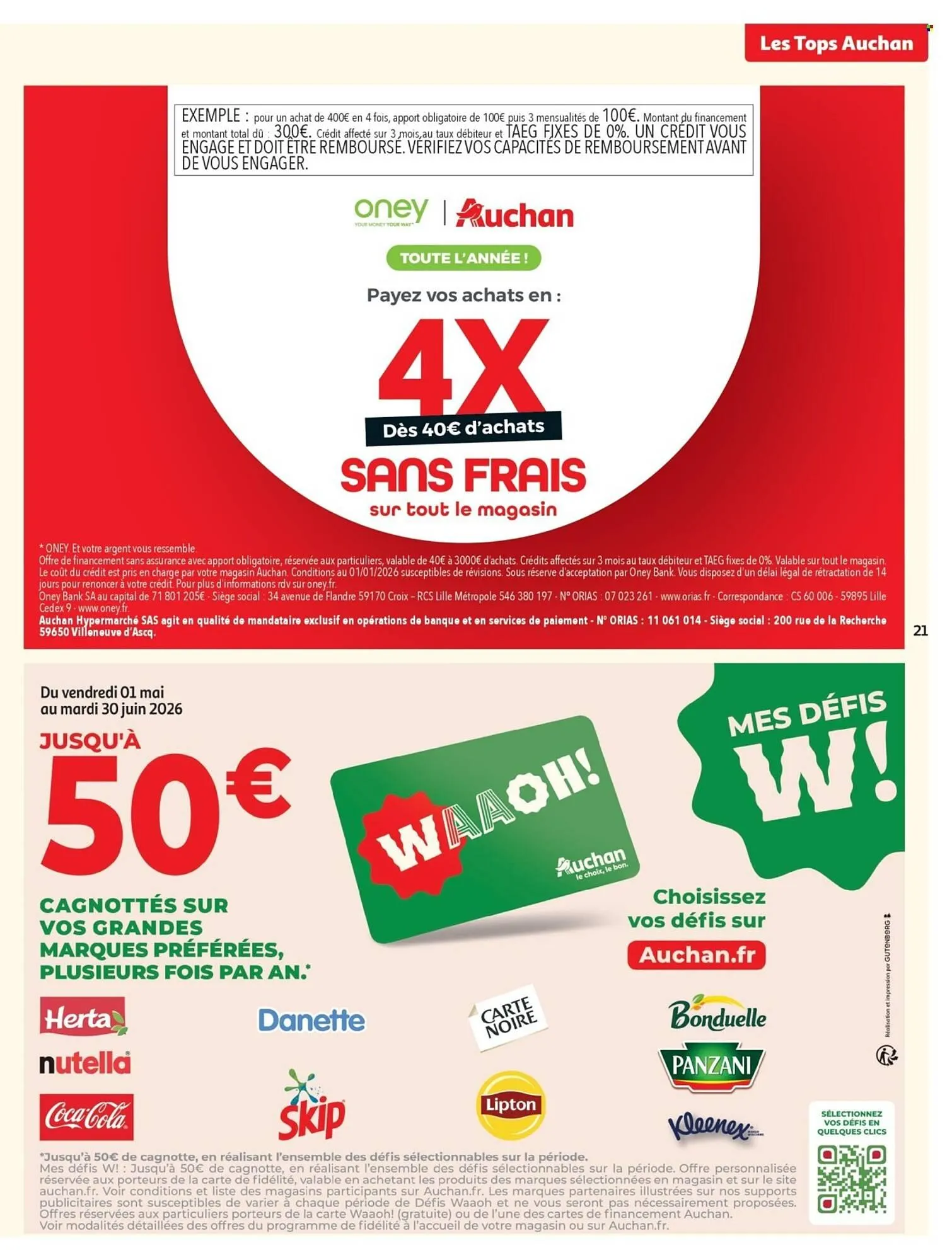 Catalogue Auchan du 28 avril au 10 mai 2026 - Catalogue page 21