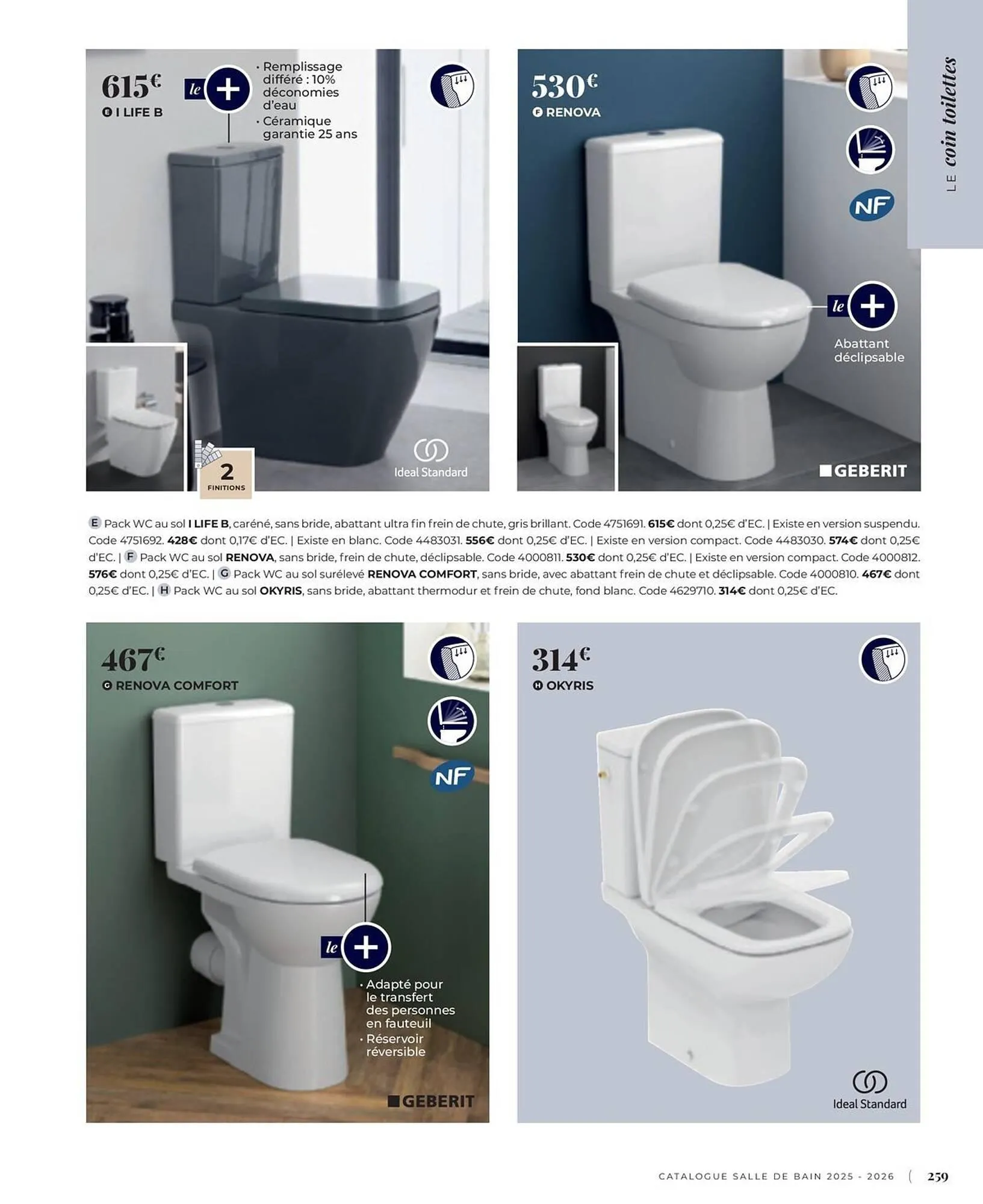 Catalogue Cedeo du 3 juin au 31 décembre 2025 - Catalogue page 259