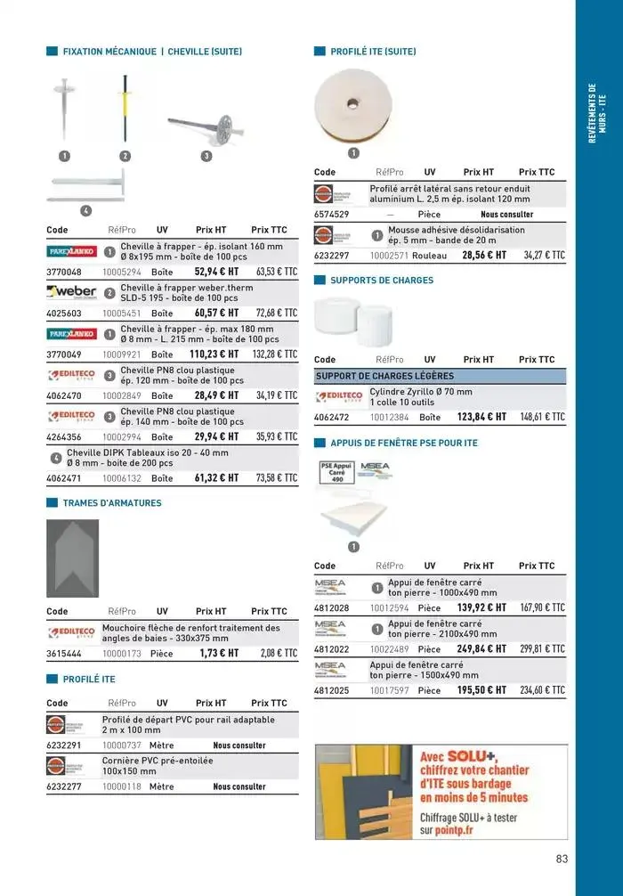 Matériaux 2025 du 1 janvier au 31 décembre 2025 - Catalogue page 83