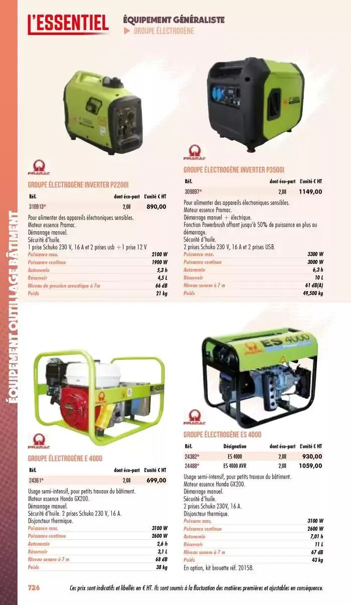 Essentiel Industrie 2025 du 3 janvier au 31 décembre 2025 - Catalogue page 728