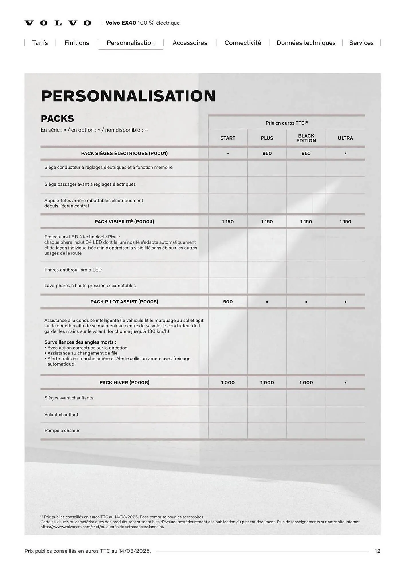 Catalogue VOLVO du 7 janvier au 31 janvier 2027 - Catalogue page 12