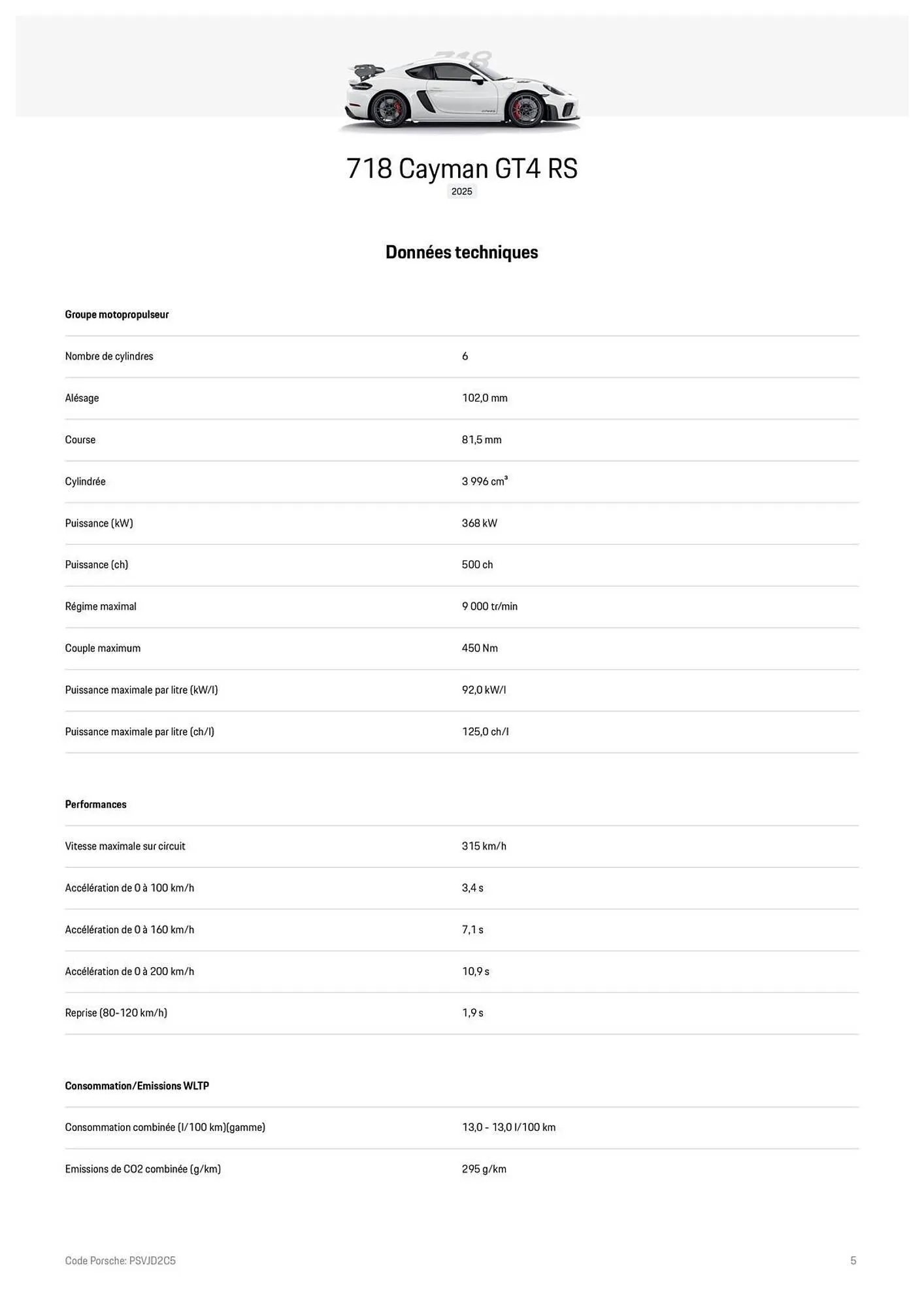 Catalogue Porsche du 4 juin au 31 janvier 2026 - Catalogue page 5