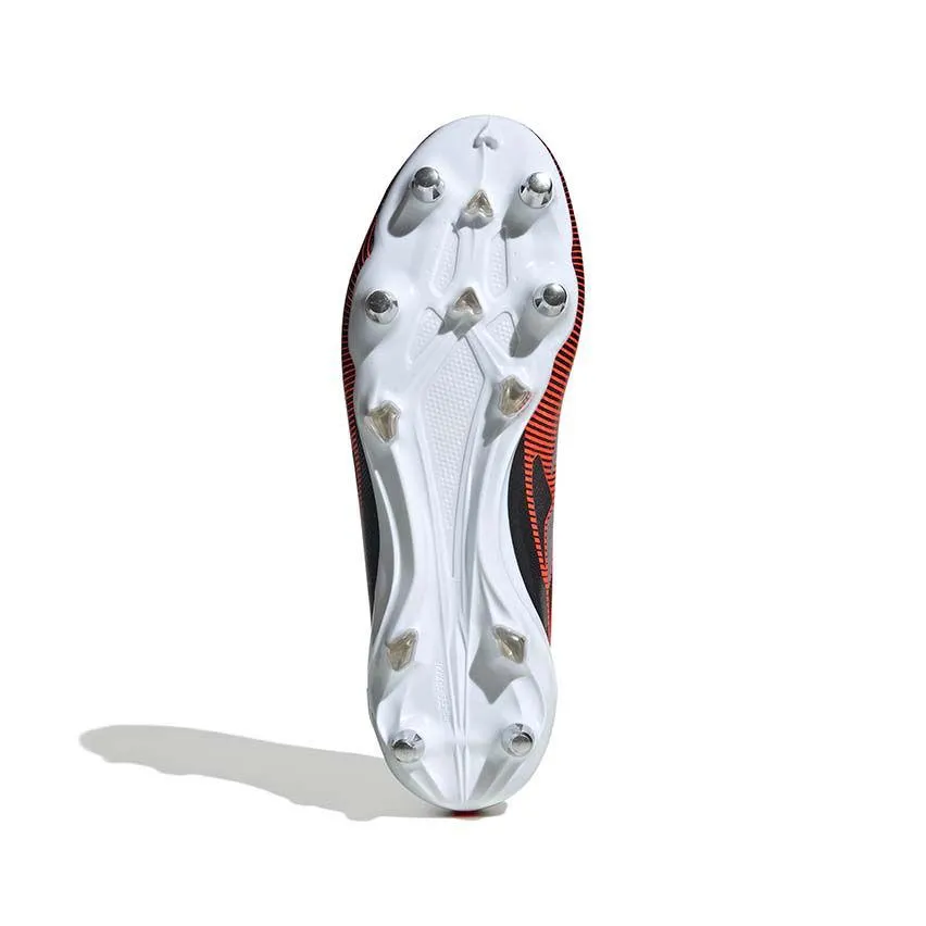 Chaussures Rugby Adizero Rs15 Pro SG Hybrides Tout Terrain Rouge et noir - Adidas