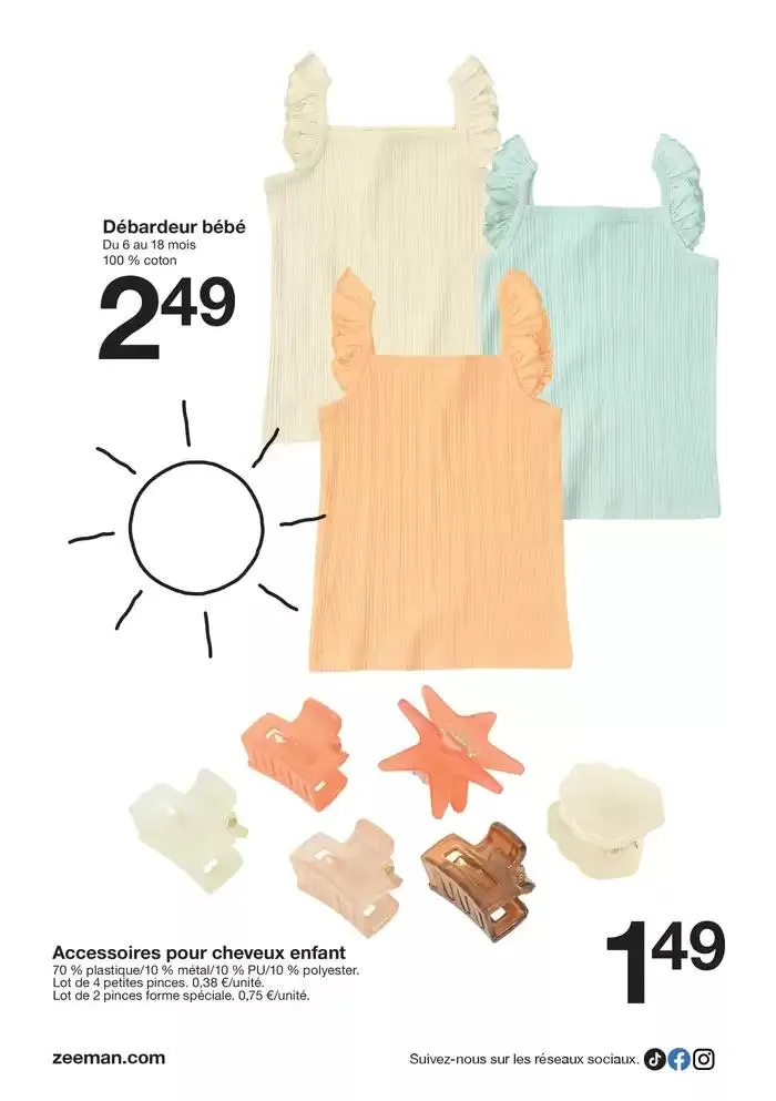 Cette semaine : soleil, sable, mer et coquillages du 2 mai au 9 mai 2025 - Catalogue page 6