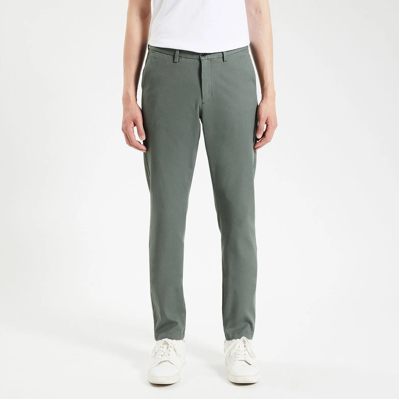 Pantalon chino slim urbain "le parfait by JULES" - Vert