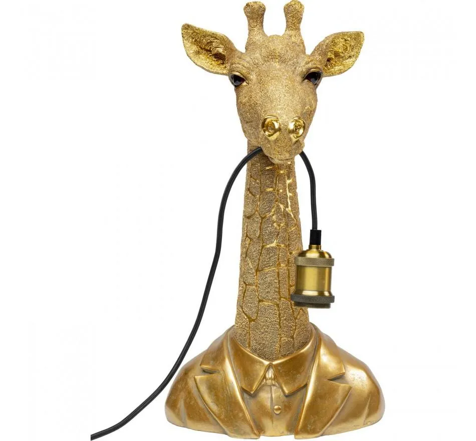 Lampe girafe dorée Kare Design