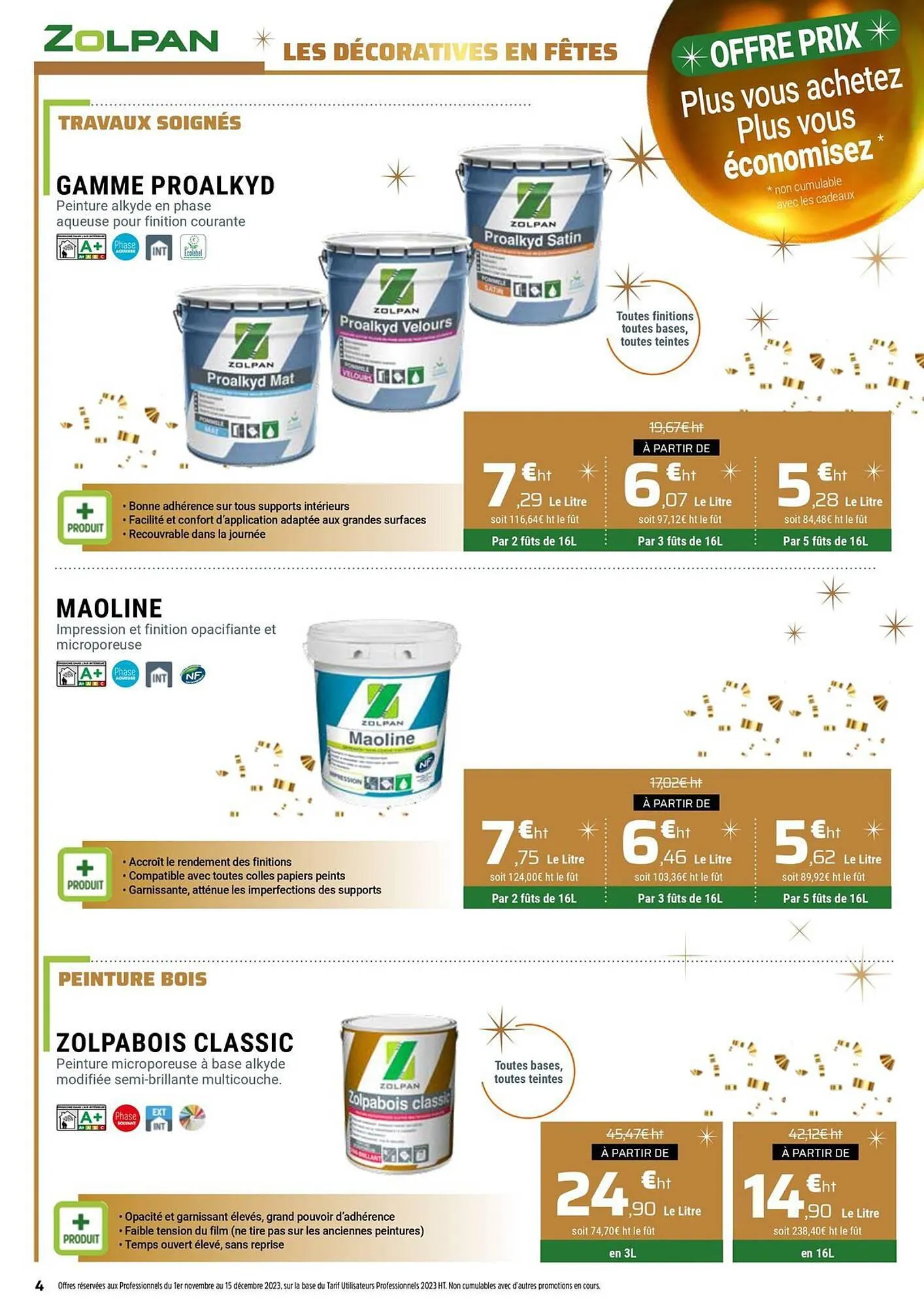 Catalogue Zolpan du 3 novembre au 15 décembre 2023 - Catalogue page 4