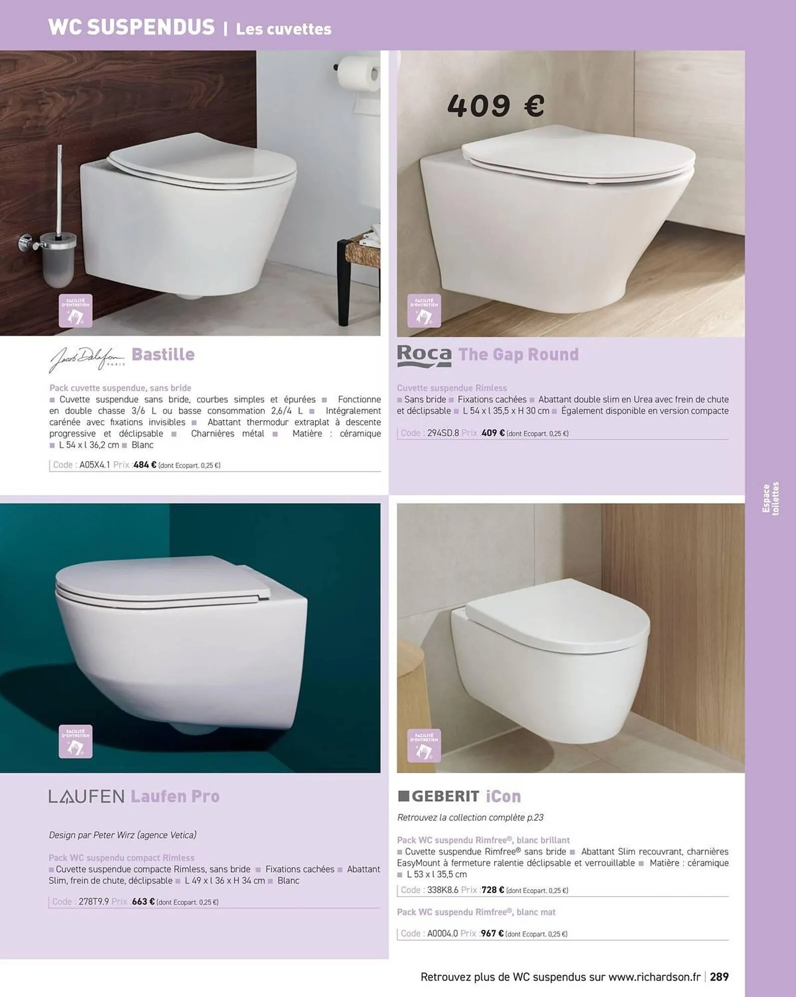 Catalogue Richardson du 11 avril au 31 décembre 2025 - Catalogue page 291