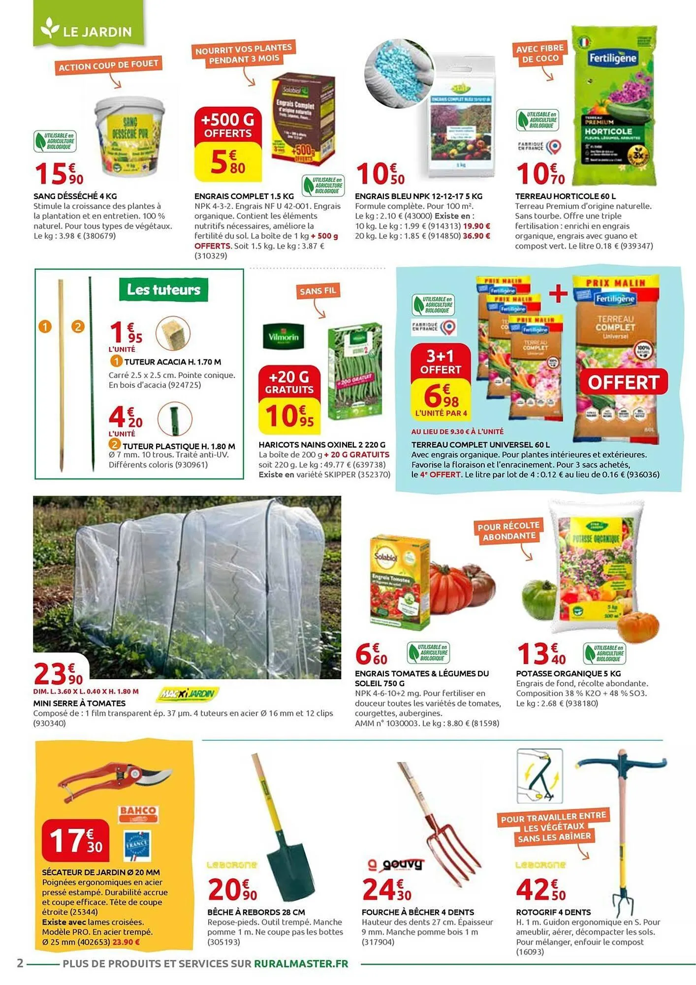 Catalogue Rural Master du 27 avril au 16 mai 2026 - Catalogue page 2