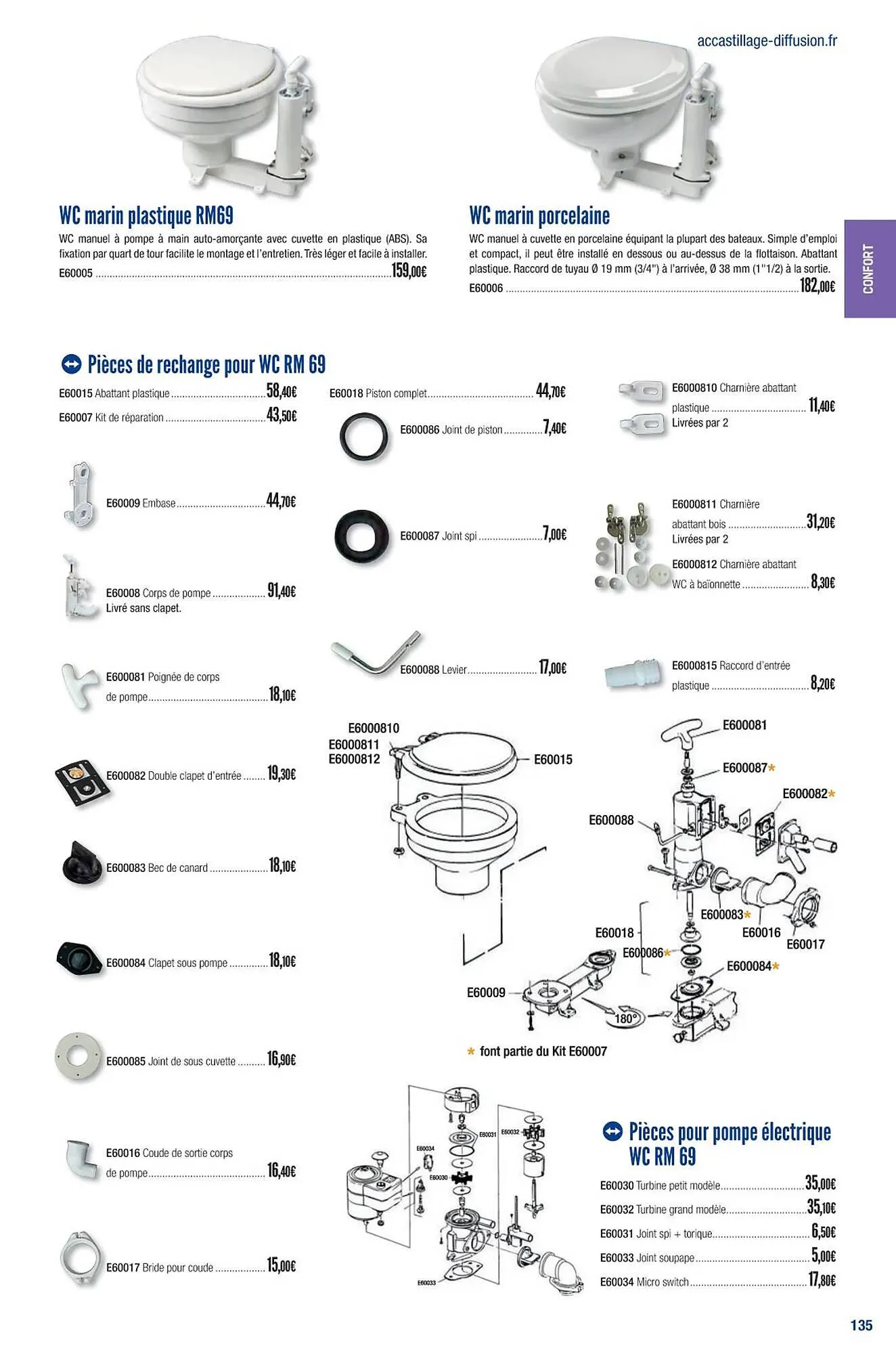 Catalogue Accastillage Diffusion du 1 mars au 31 décembre 2023 - Catalogue page 137