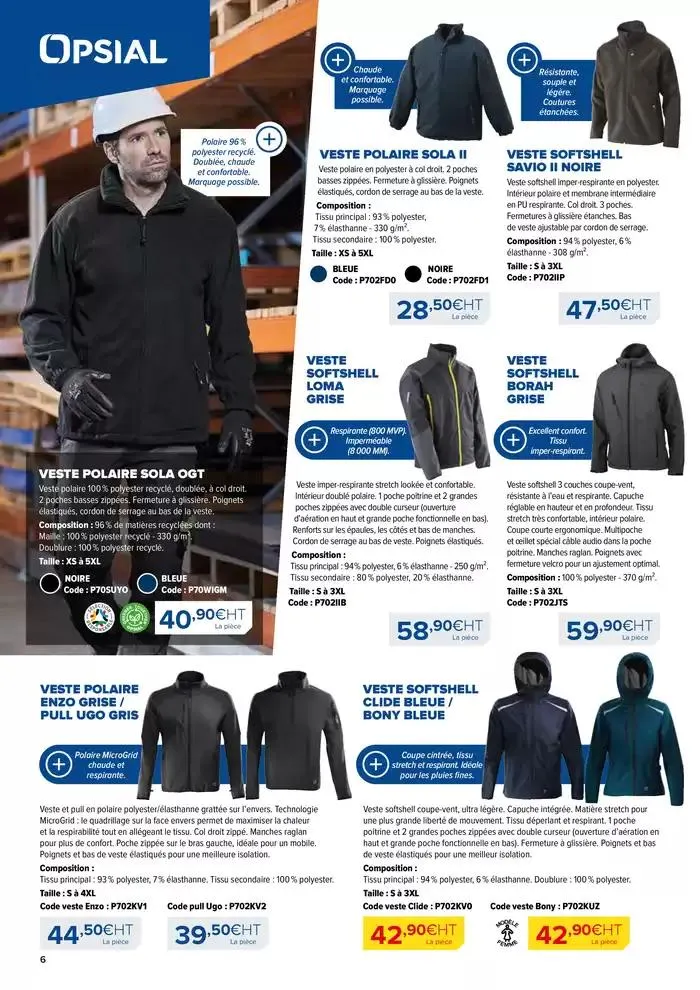 Équipez-vous pour l'hiver automne-hiver 2024-25 du 2 octobre au 31 mars 2025 - Catalogue page 6