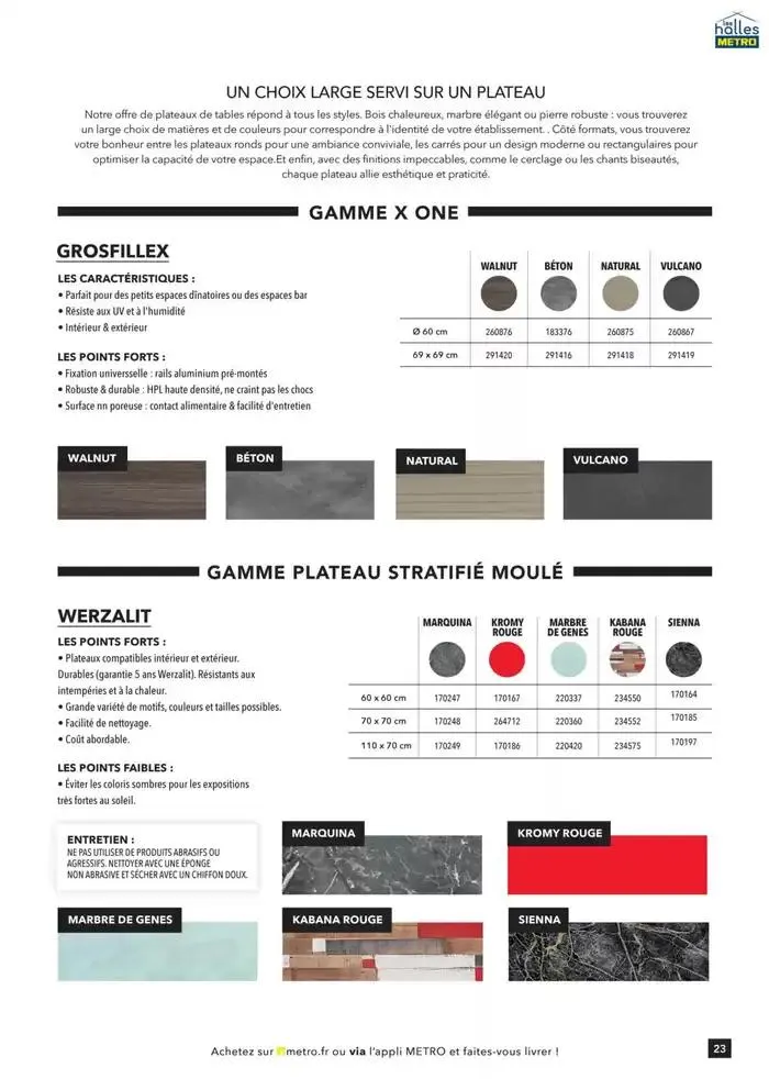 Metro #Terrasse édition 2025 du 30 janvier au 1 juillet 2025 - Catalogue page 23