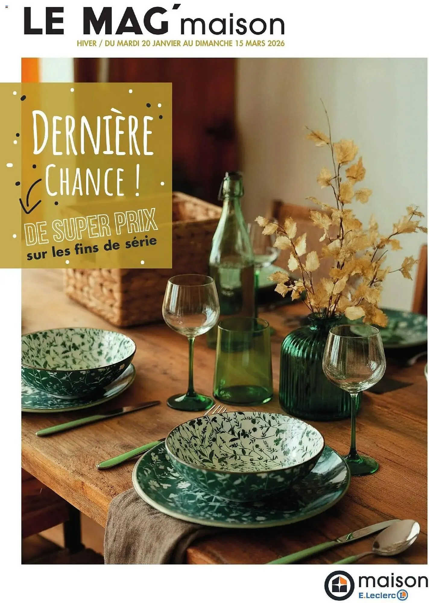 Catalogue E.Leclerc du 20 janvier au 15 mars 2026 - Catalogue page 1