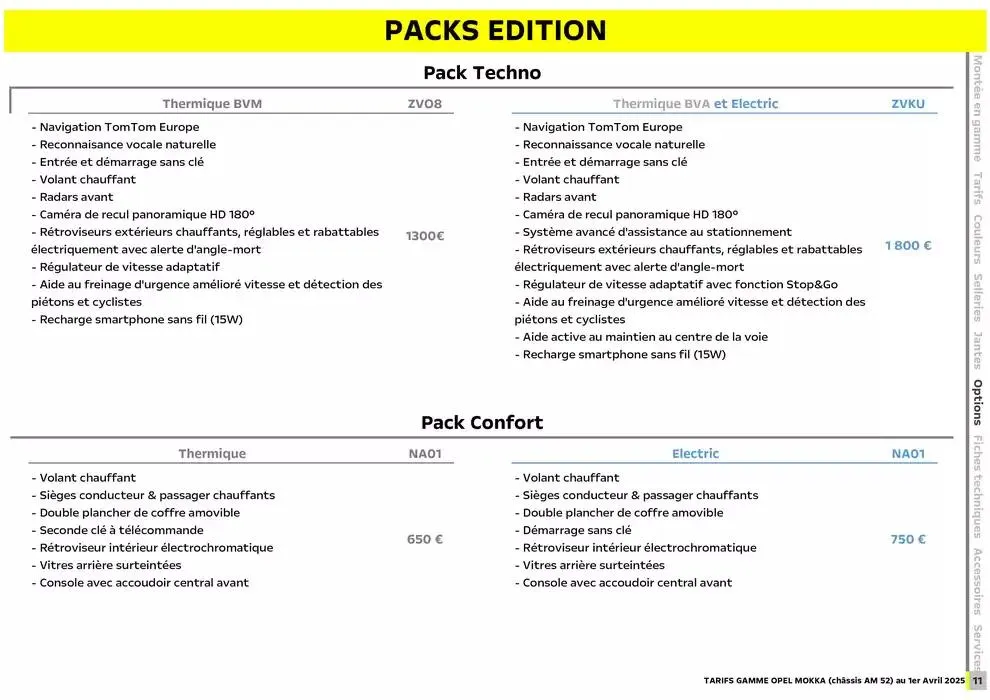 Opel Nouveau Mokka du 3 avril au 3 avril 2026 - Catalogue page 11