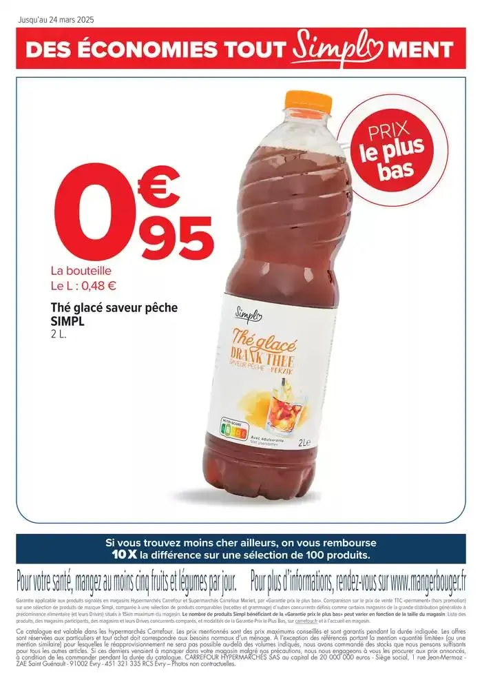 FEUILLET DIGITAL SIMPL' CARREFOUR du 28 février au 24 mars 2025 - Catalogue page 12