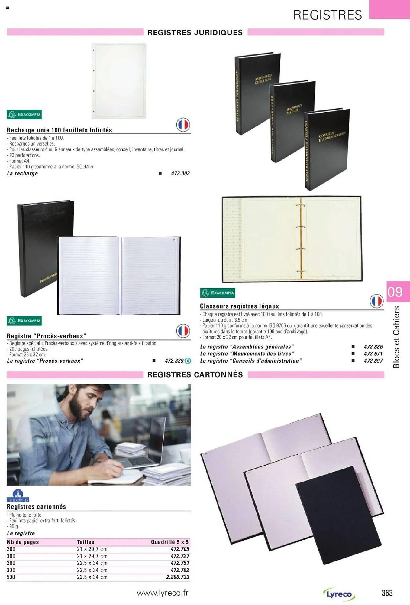 Catalogue Lyreco du 15 mai au 31 décembre 2023 - Catalogue page 363